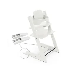 Baby set 2 pour chaise tripp trapp blanc