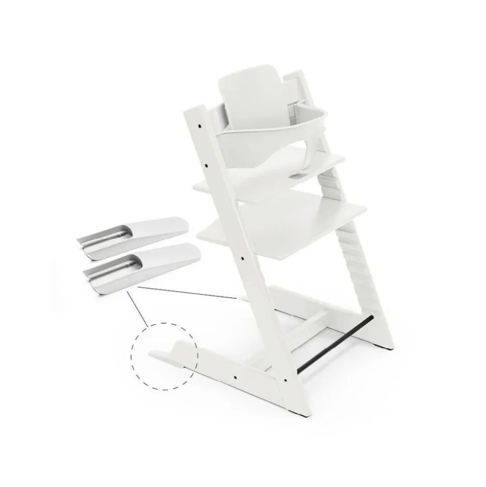 Baby set 2 pour chaise tripp trapp blanc