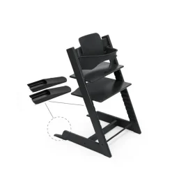 Baby set 2 pour chaise tripp trapp noir