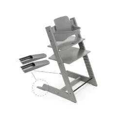 Baby set 2 pour chaise tripp trapp gris tempête