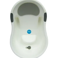 Baignoire bébé 0-6 mois + transat intégré blanc
