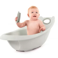 Baignoire bébé ourson gris