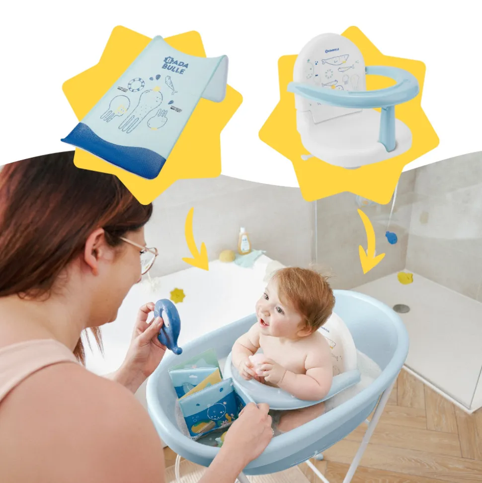 Baignoire bébé évolutive baleine 0-24 mois