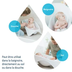 Baignoire bébé évolutive 2 en 1