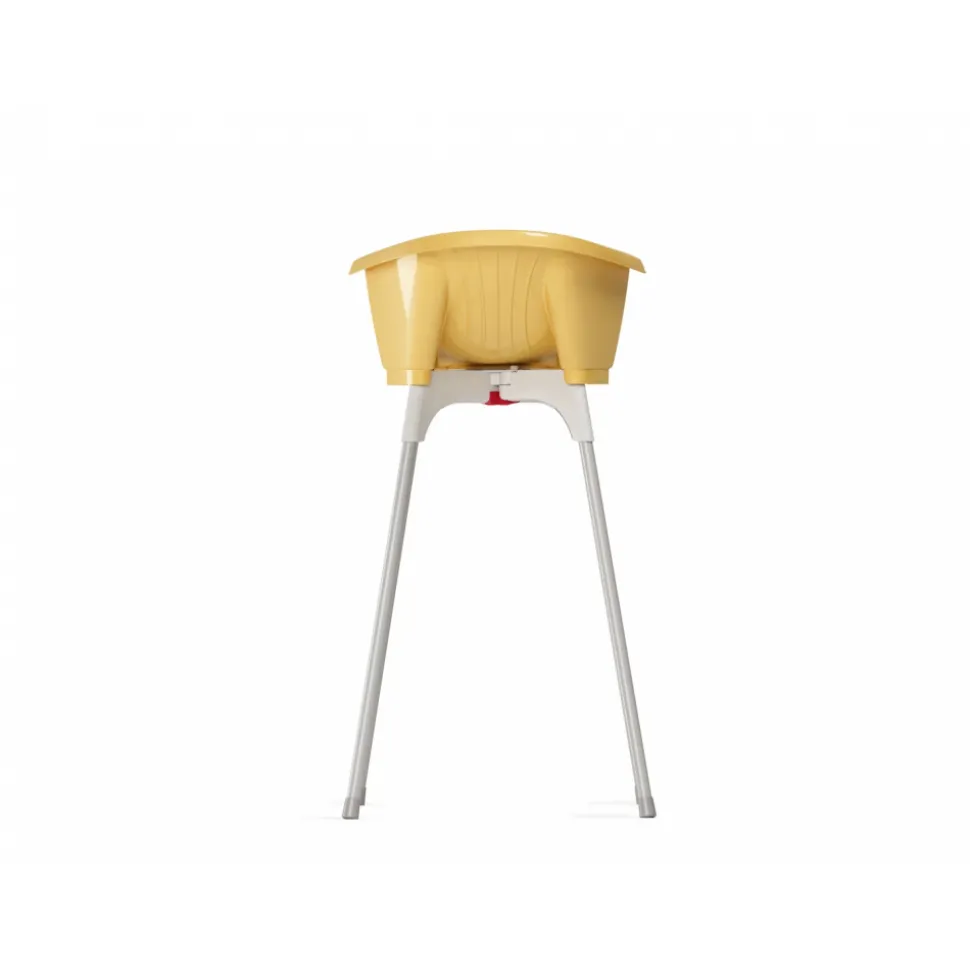 Baignoire belle avec support de baignoire yellow