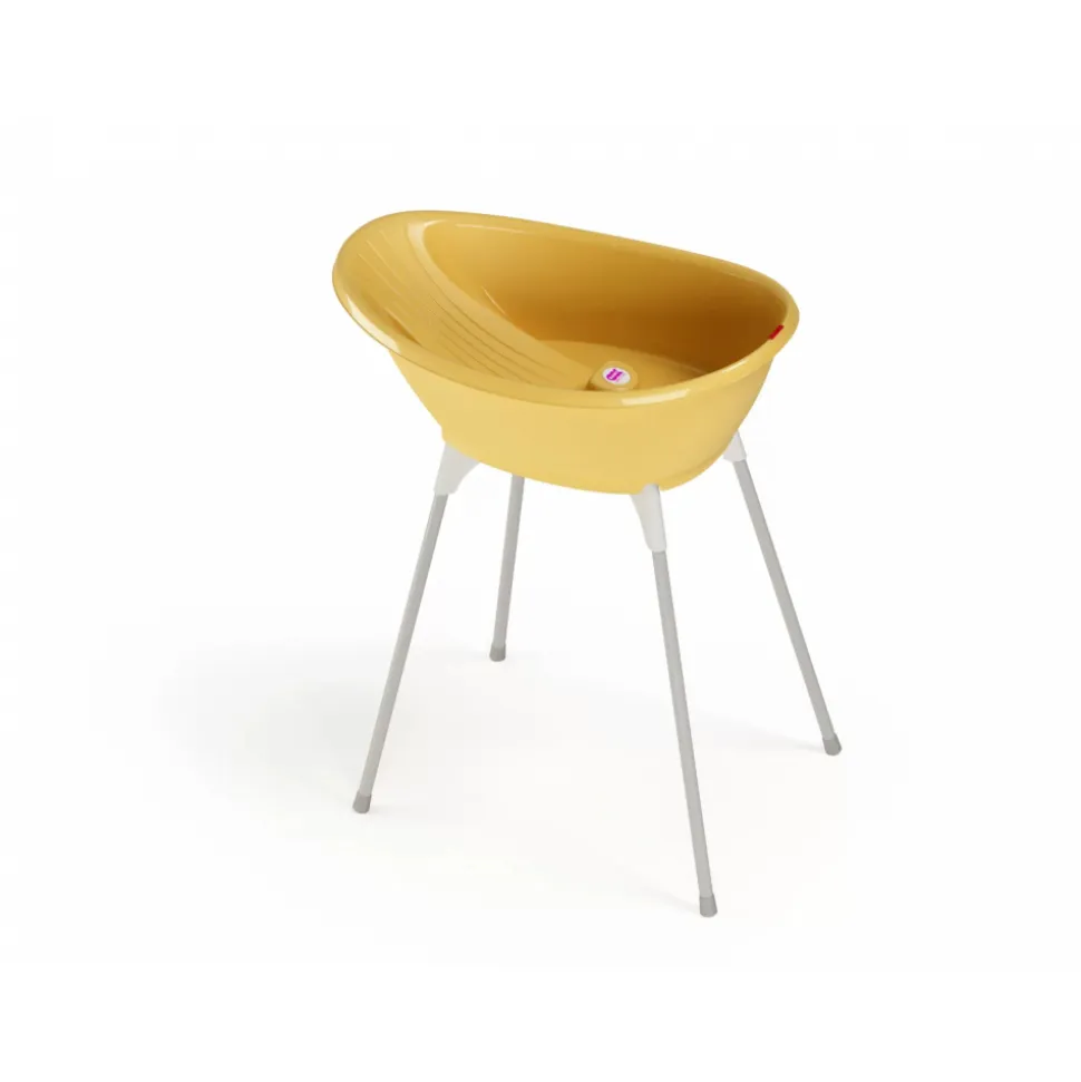 Baignoire belle avec support de baignoire yellow