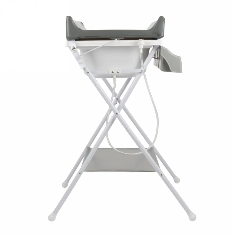 Baignoire et table à langer 2-en-1 baltic gray mist