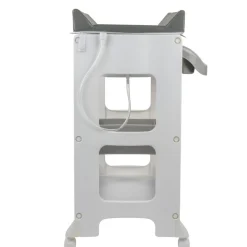Baignoire et table à langer 2-en-1 dolphy gray mist
