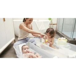 Baignoire flexi bath blanche + transat de bain