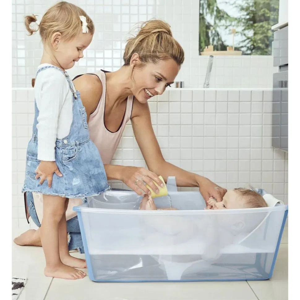 Baignoire flexi bath ocean blue + transat de bain