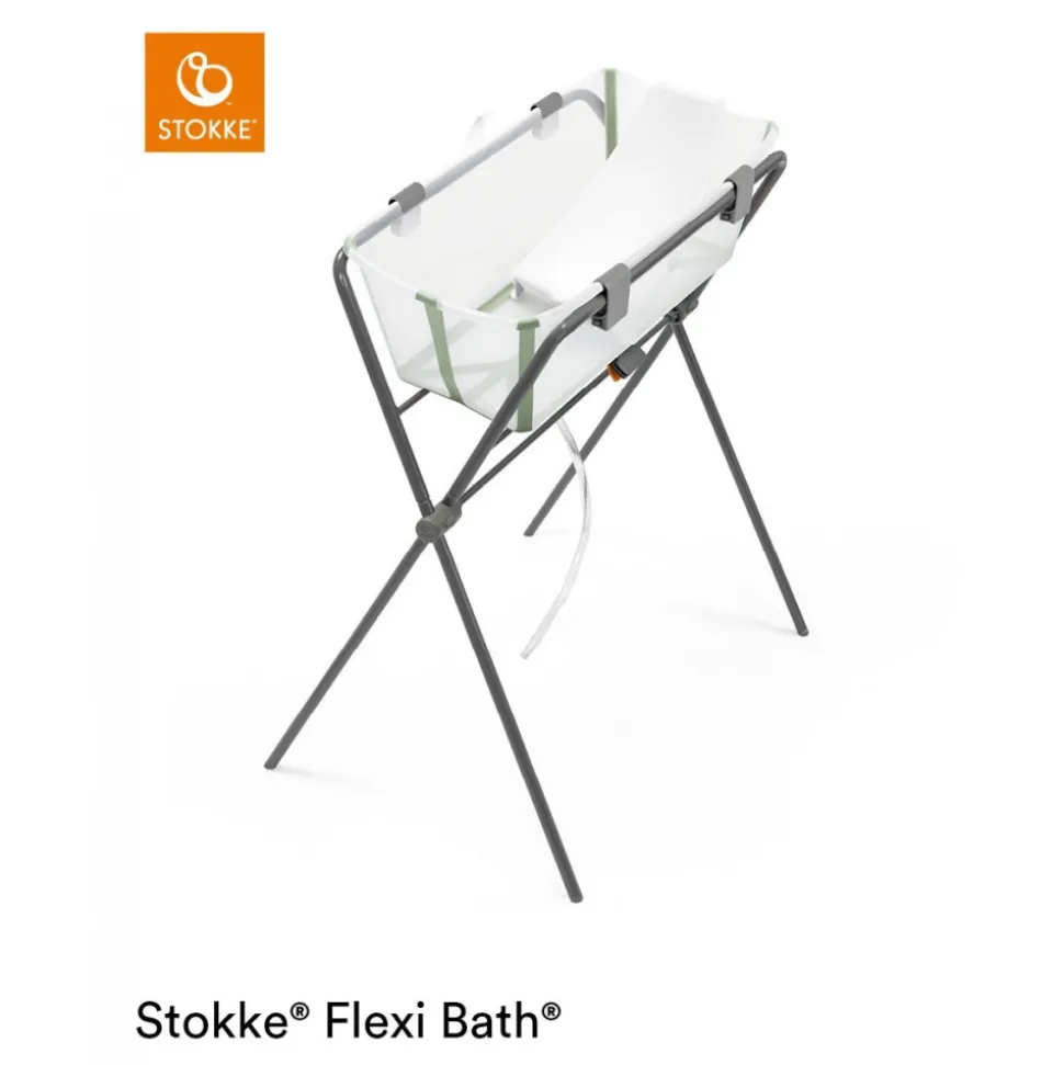 Baignoire flexi bath verte + transat de bain