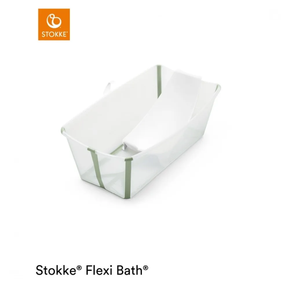 Baignoire flexi bath verte + transat de bain