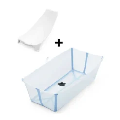 Baignoire flexi bath xl ocean blue + transat de bain