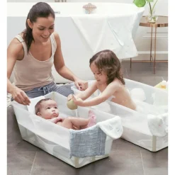 Baignoire flexi bath xl sandy beige + transat de bain