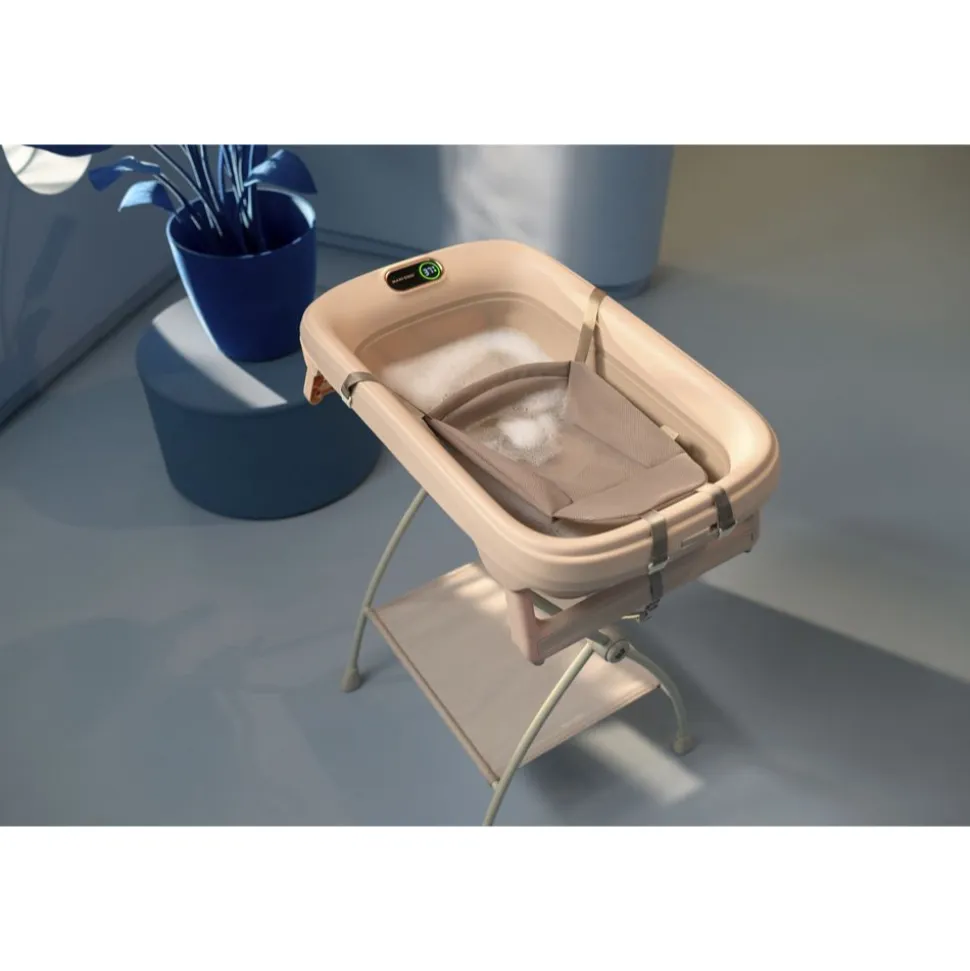 Baignoire indigo plus + insert nouveau-né muted terra