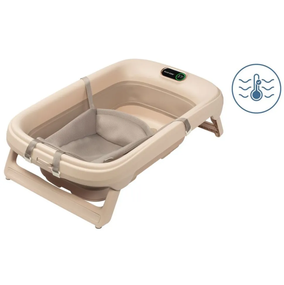 Baignoire indigo plus + insert nouveau-né muted terra