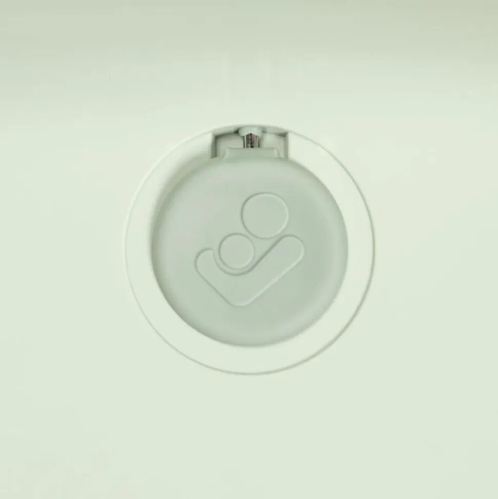 Baignoire indigo plus + insert nouveau-né sage green