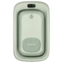 Baignoire indigo plus + insert nouveau-né sage green