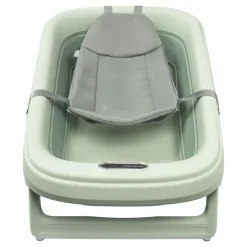 Baignoire indigo plus + insert nouveau-né sage green