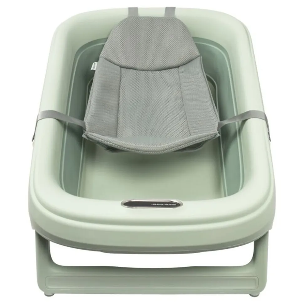 Baignoire indigo plus + insert nouveau-né sage green