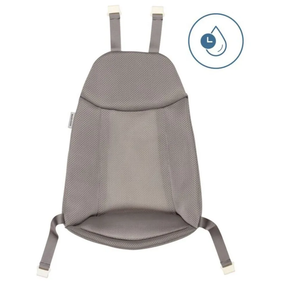 Baignoire indigo plus + insert nouveau-né muted terra + support de baignoire