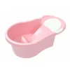 Baignoire 0-6 mois avec transat intégré rose