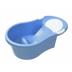 Baignoire 0-6 mois avec transat intégré bleu