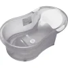 Baignoire 0-6 mois grise pailletée translucide + transat intégré