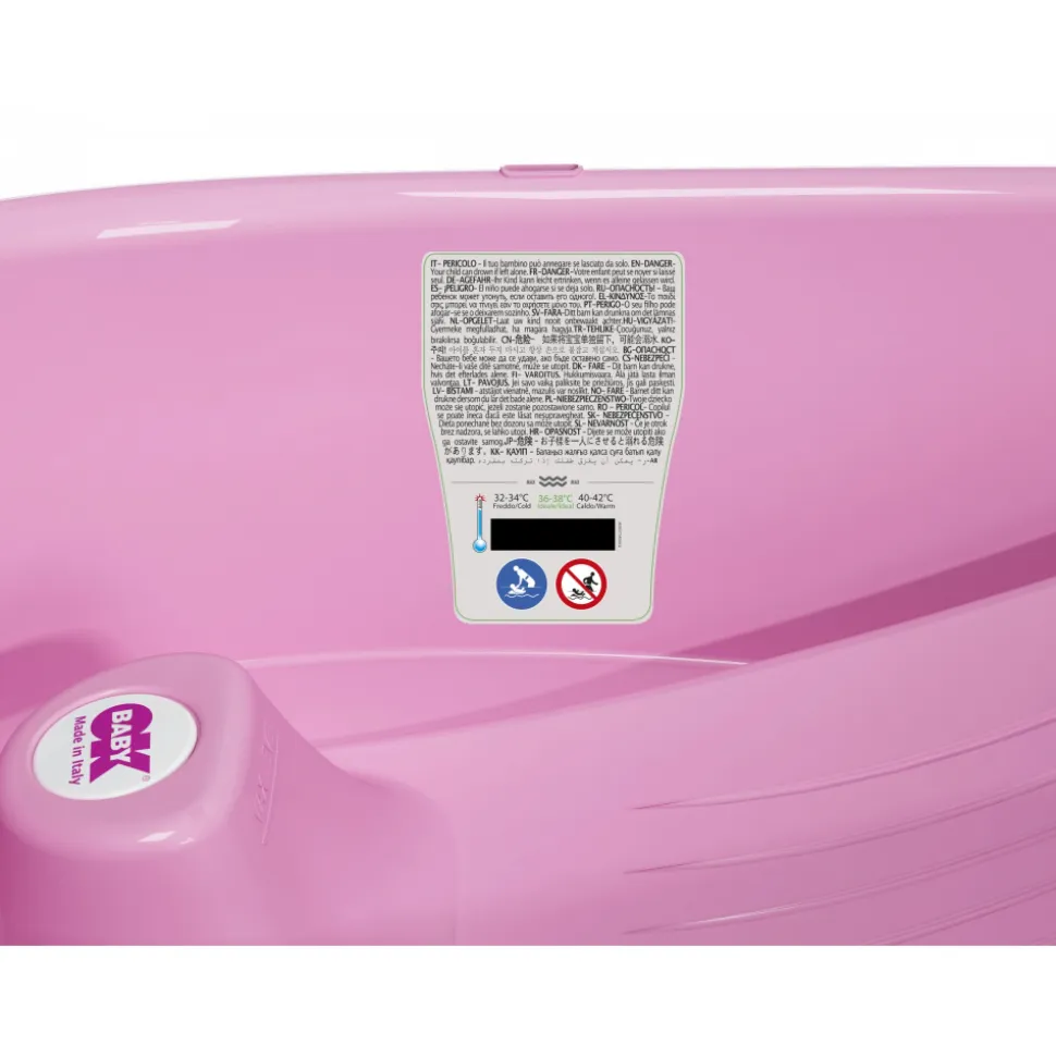 Baignoire onda baby rose