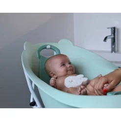 Baignoire ourson sage vert