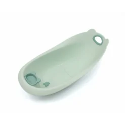 Baignoire ourson vert sauge + support de baignoire