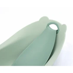 Baignoire ourson vert sauge + support de baignoire