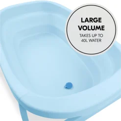 Baignoire pliable wash n fold m light blue