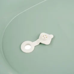 Baignoire vasco avec pied et tuyau vert sauge