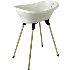 Baignoire vasco avec pied et tuyau blanc