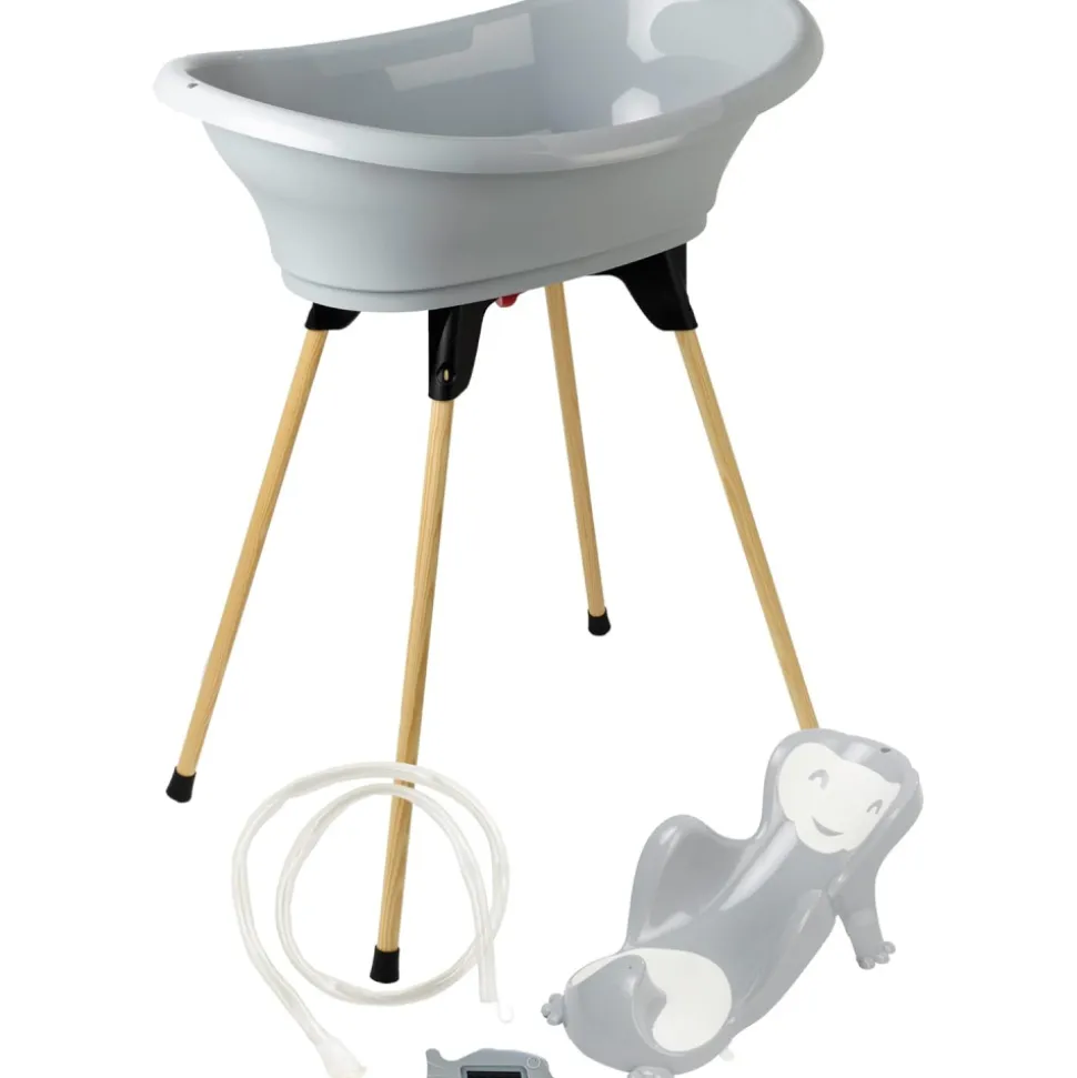 Baignoire vasco 5 en 1 - gris velours