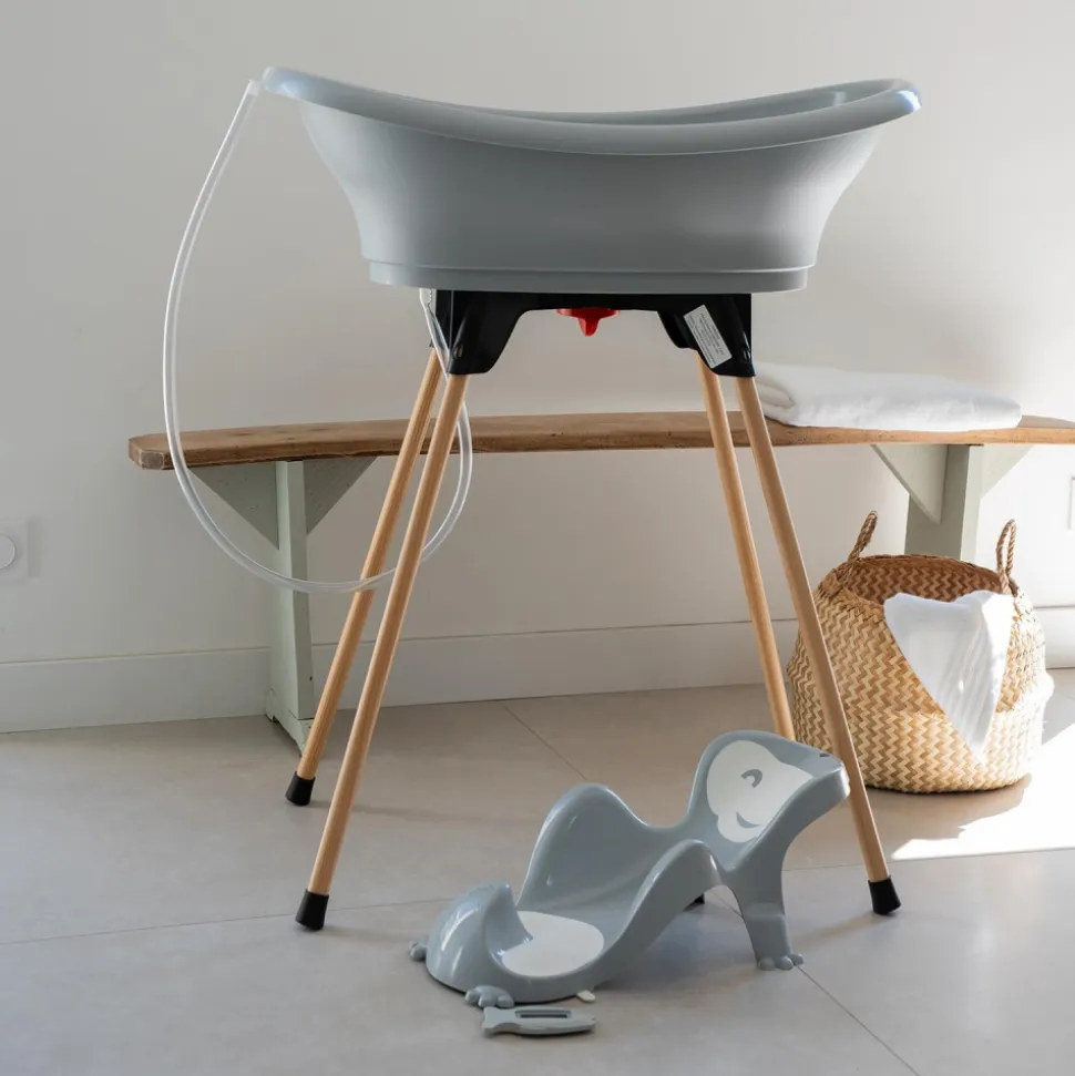 Baignoire vasco 5 en 1 - gris velours
