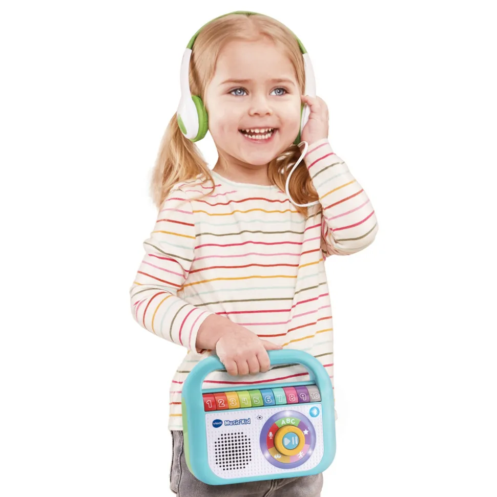 Baladeur musical music'kid bleu