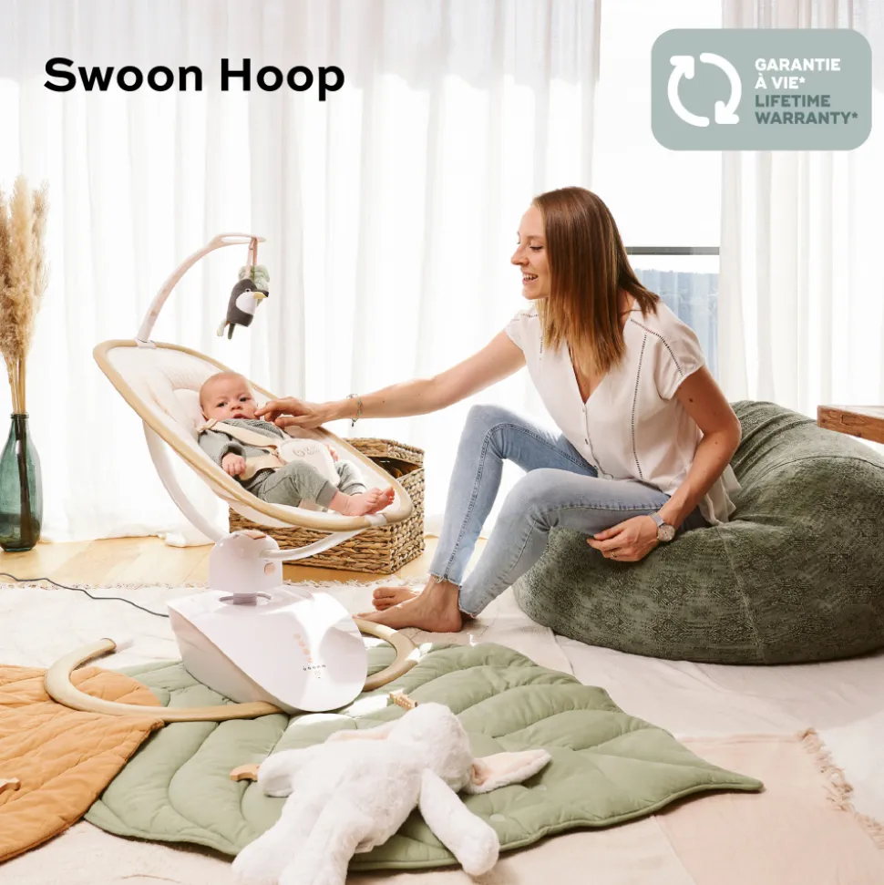 Balancelle bébé électrique swoon hoop sand