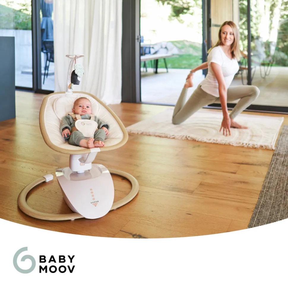 Balancelle bébé électrique swoon hoop sand