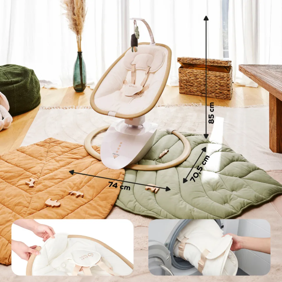 Balancelle bébé électrique swoon hoop sand