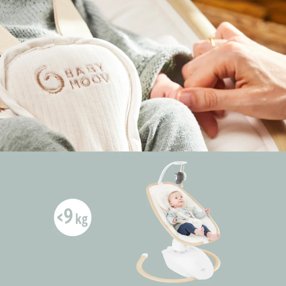 Balancelle bébé électrique swoon hoop sand
