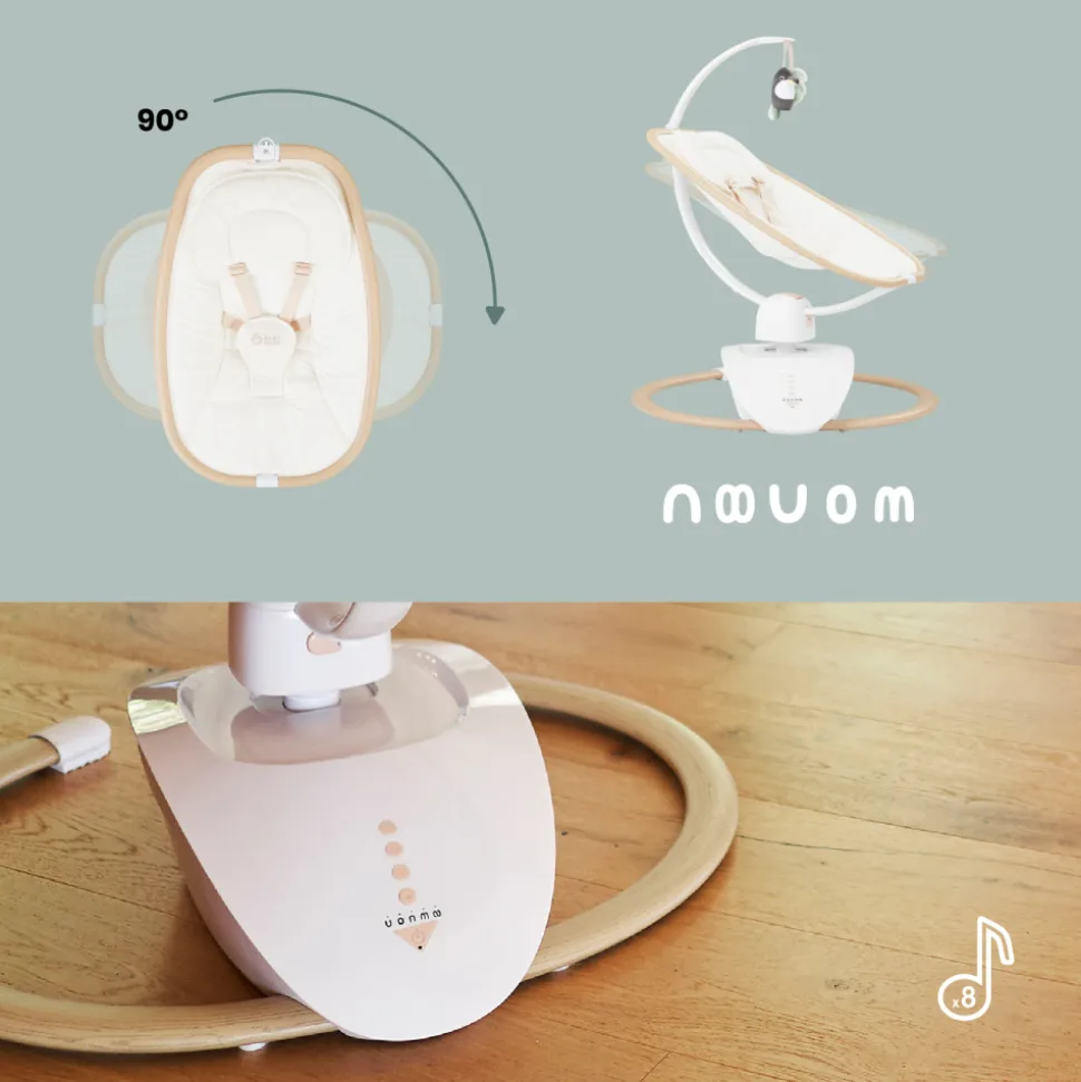 Balancelle bébé électrique swoon hoop sand