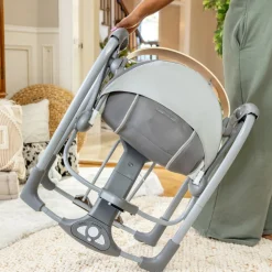 Balancelle bébé portable, pliable, 0 à 9m, toute saison - wesley