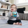 Balle de préhension bébé bleu