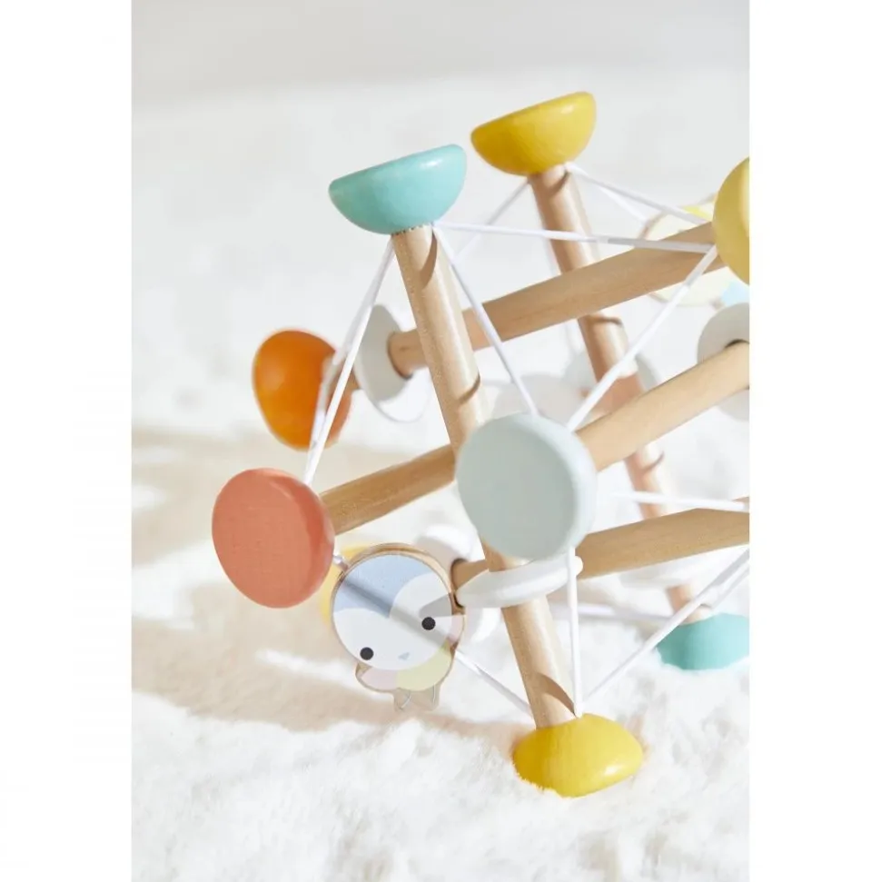 Balle sensorielle en bois enfant pure