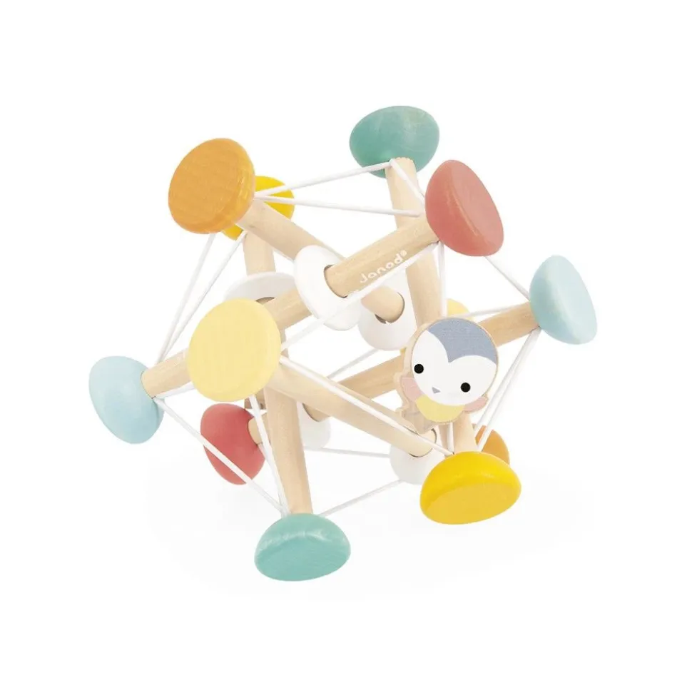 Balle sensorielle en bois enfant pure