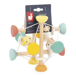 Balle sensorielle en bois enfant pure