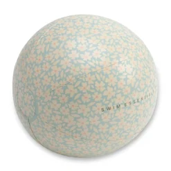 Ballon de plage 51 cm fleurs vertes