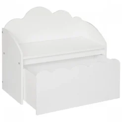 Banc avec coffre à jouet nuage